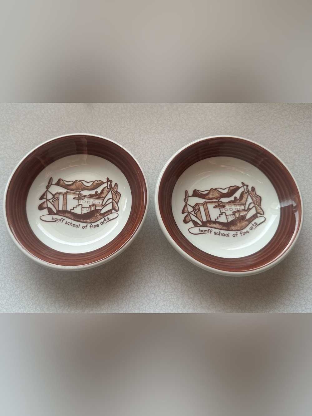 Vintage Pre-1970 Maddock England Banff School of Fine Arts Bowls Set of 2